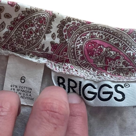 VTG Paisely Pink High Waisted Shorts - Picture 3 of 6